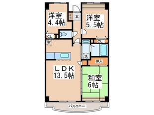 シャトル清水の物件間取画像